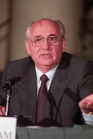 Former Soviet President Mikhail Gorbachev