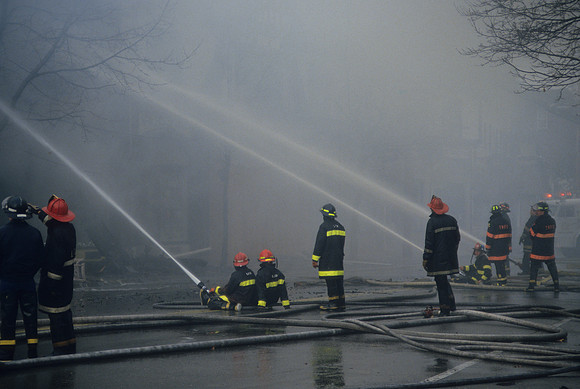 Fire at Monighan's Restaurant