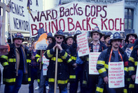 Firefighter's Protest