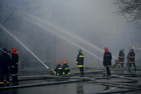 Fire at Monighan's Restaurant
