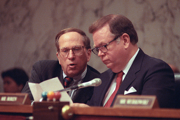 Sen. Sam Nunn (D-GA) and Sen. David Boren (R-OK)